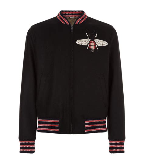 gucci bee & star shell bomber|gucci bee collection.